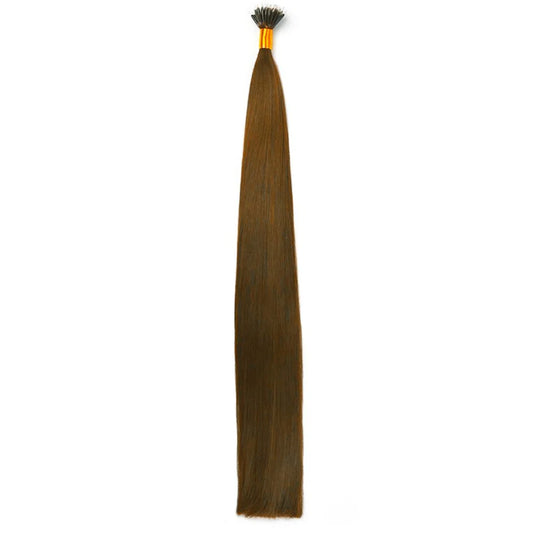 Toffee Brown (#5) Nano Ring Hair Extensions