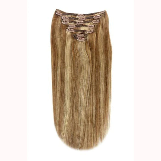 Hazelnut Brondie (#6/27) Full Head Clip In Hair Extensions