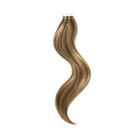 Hazelnut Brondie (#6/27) Tape in Hair Extensions