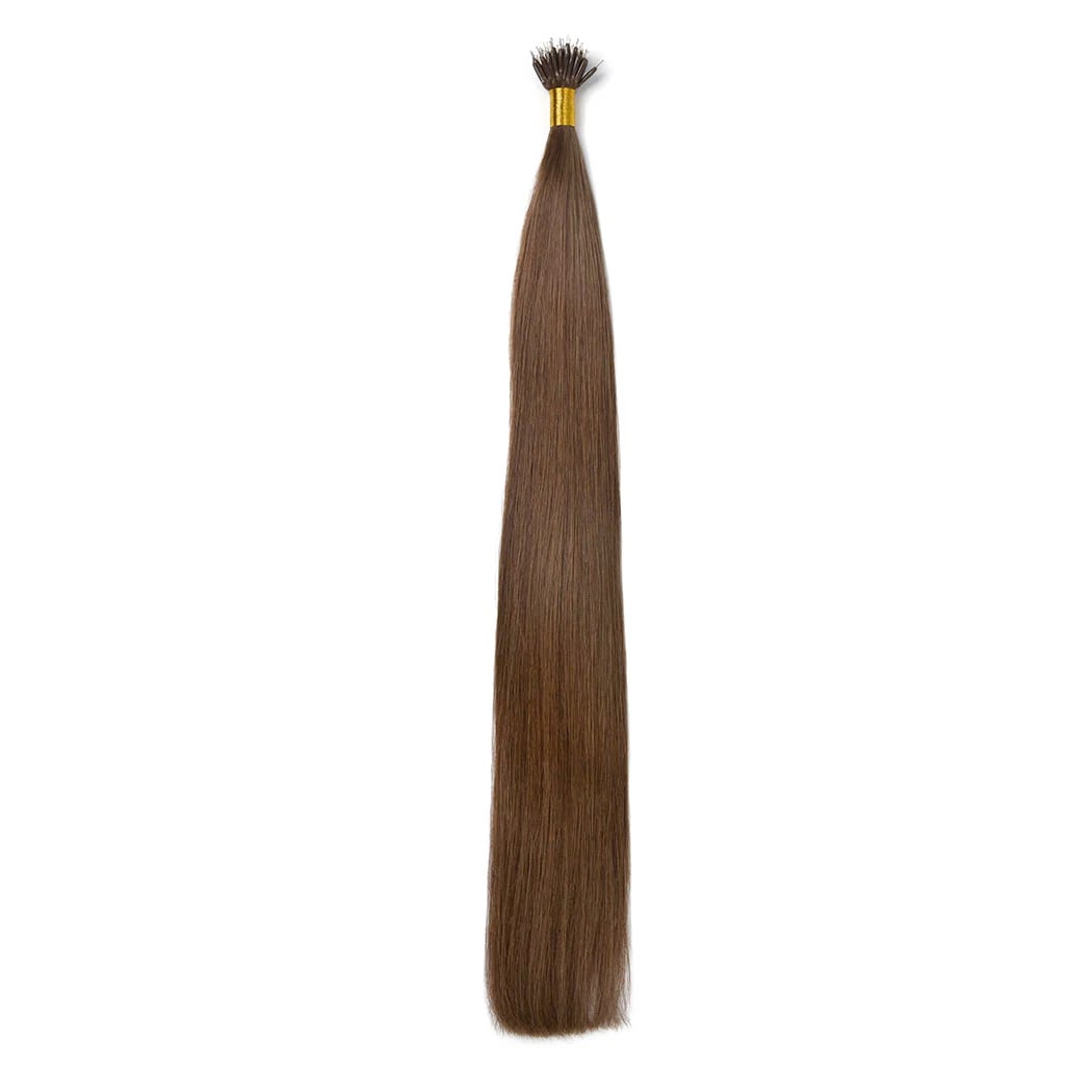 Light Chestnut Nano Ring Hair Extensions