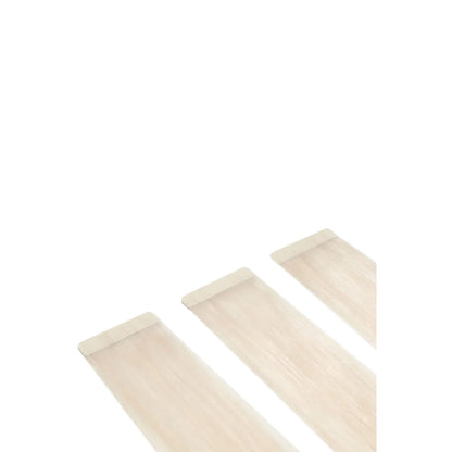 Lightest Blonde (#60) Remy Royale Tape In:  Extension attachment method