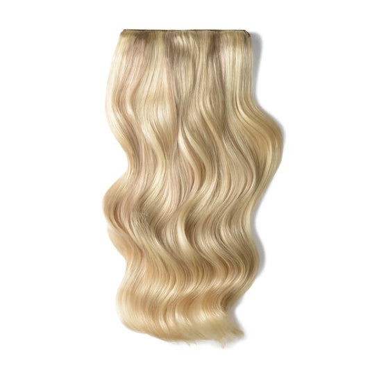 Double Wefted Full Head Remy Clip in Human Hair Extensions - BlondeMe (#60/SS)