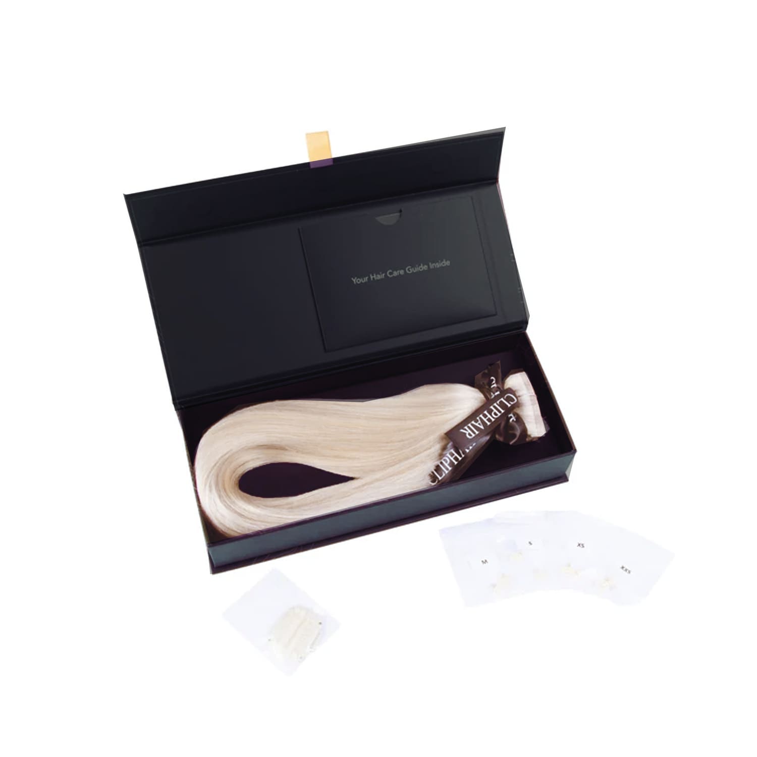 BlondeMe (#60/SS) Halo Hair Extensions: extension and box