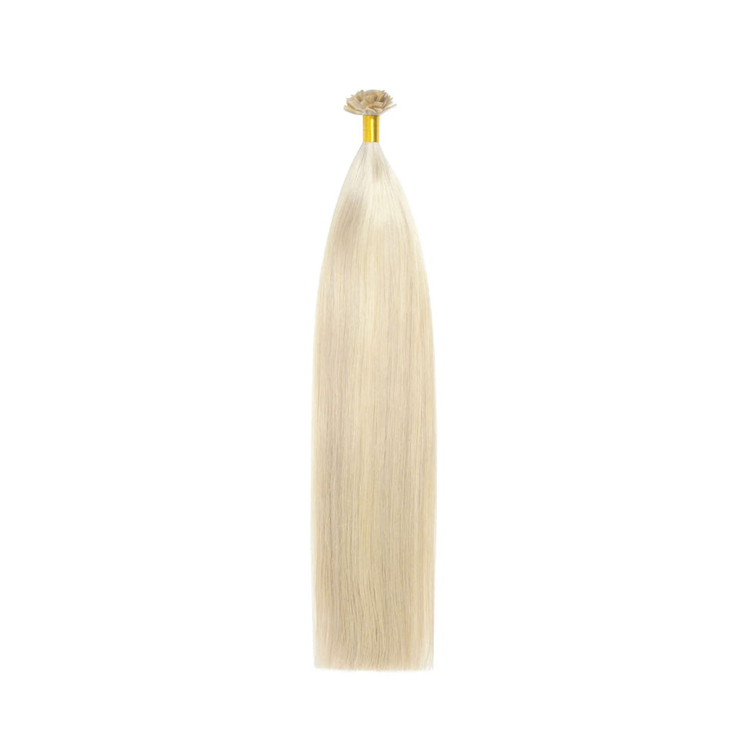BlondeMe (#60/SS) Remy Royale Flat Tip Hair Extensions: full extension