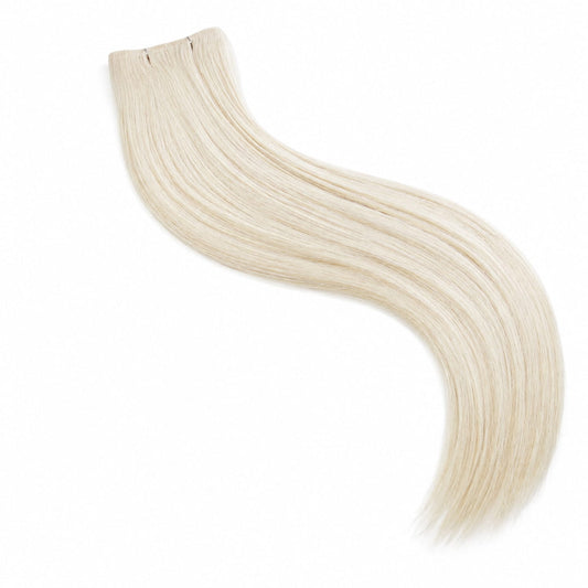 Remy Royale Tape Weft Hair Extensions - Lightest Blonde (#60)