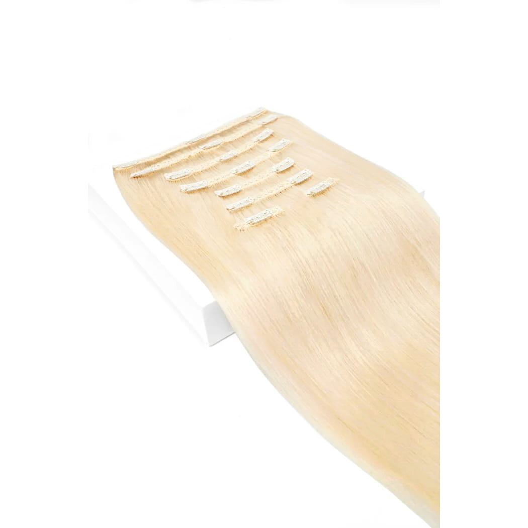 Bleach Blonde (#613) Ultra Volume Hair Extension: full extension