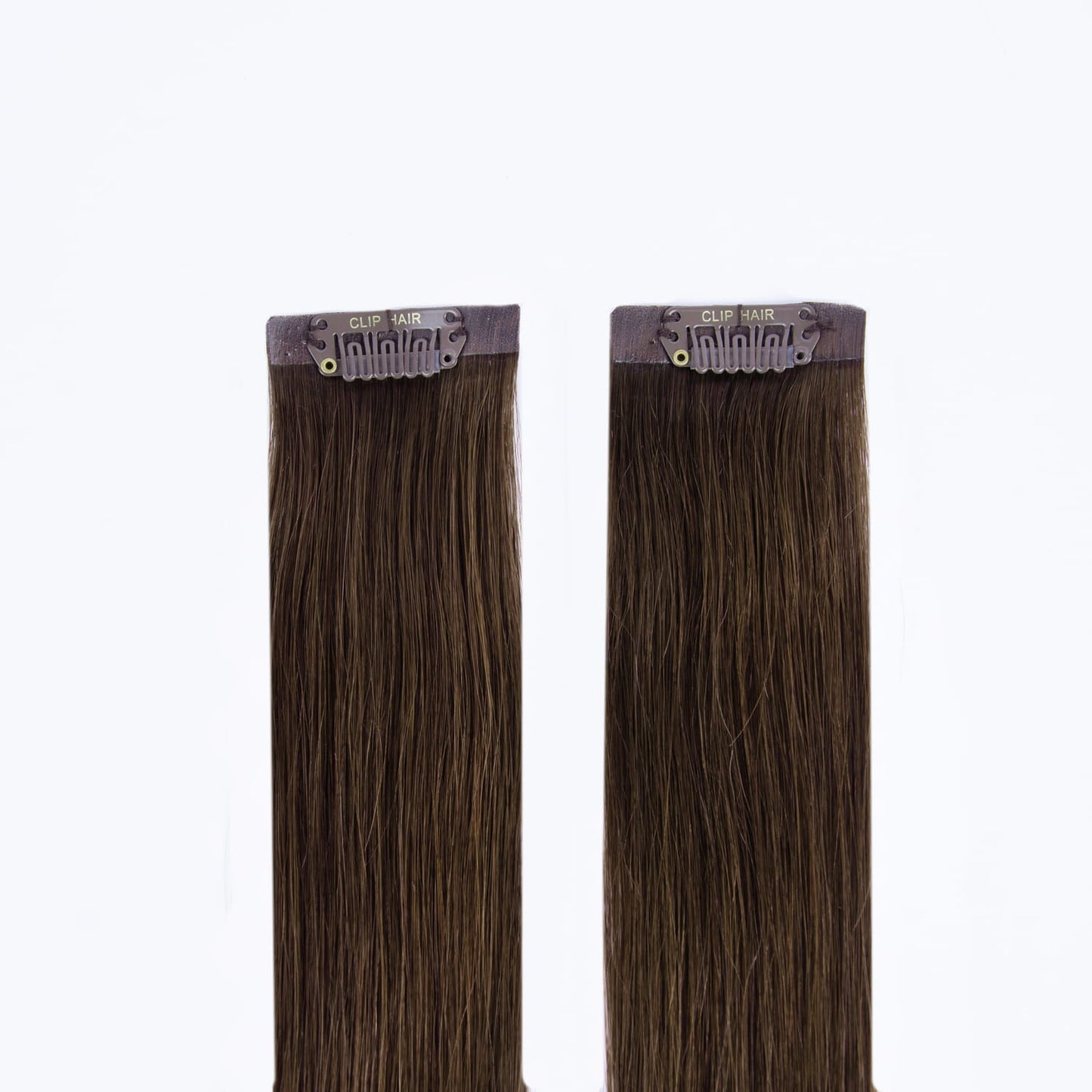 Mousey Brown (#6B) Halo Hair Extensions: side pieces
