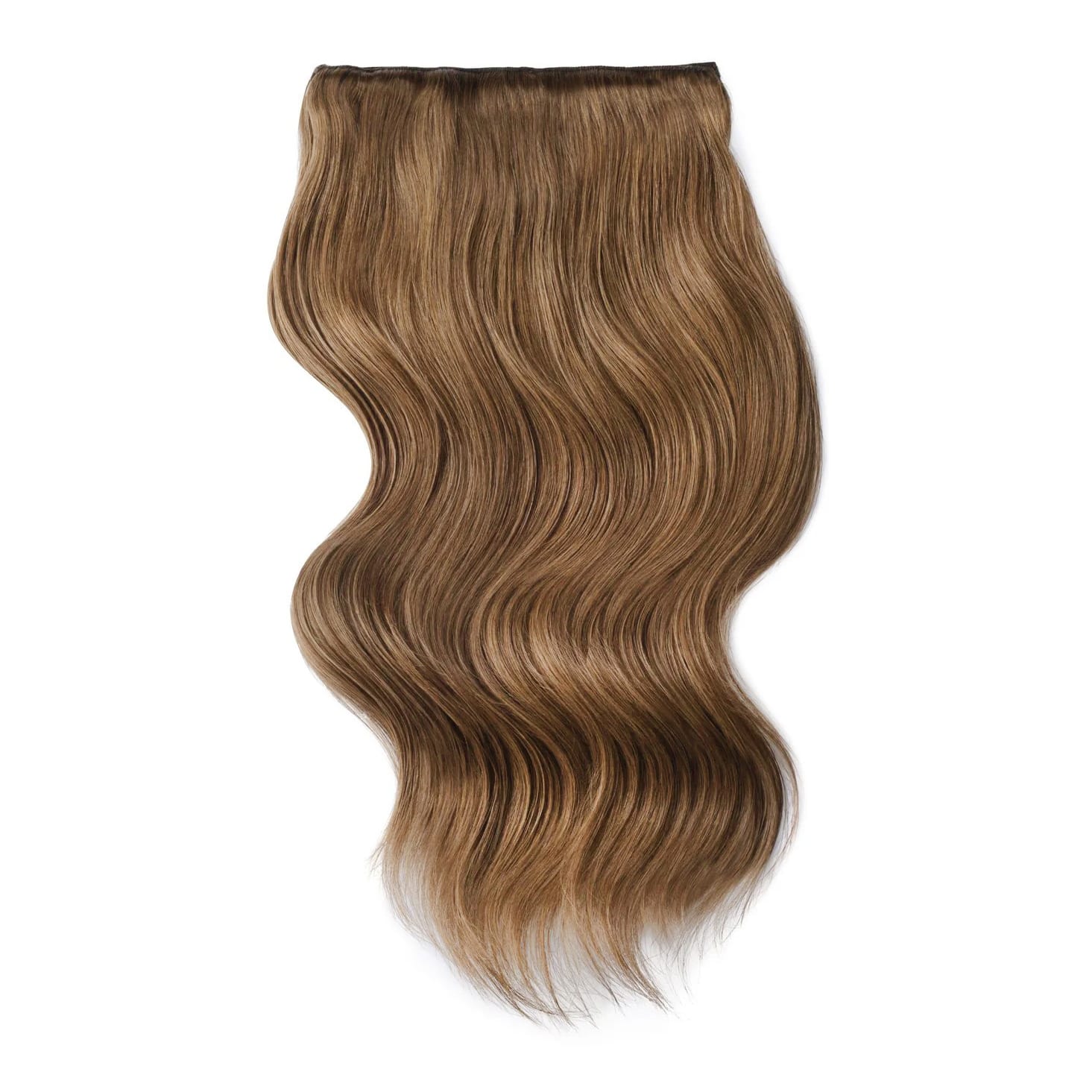 Medium Ash Double Wefted Full Head Clip Hair Extensions