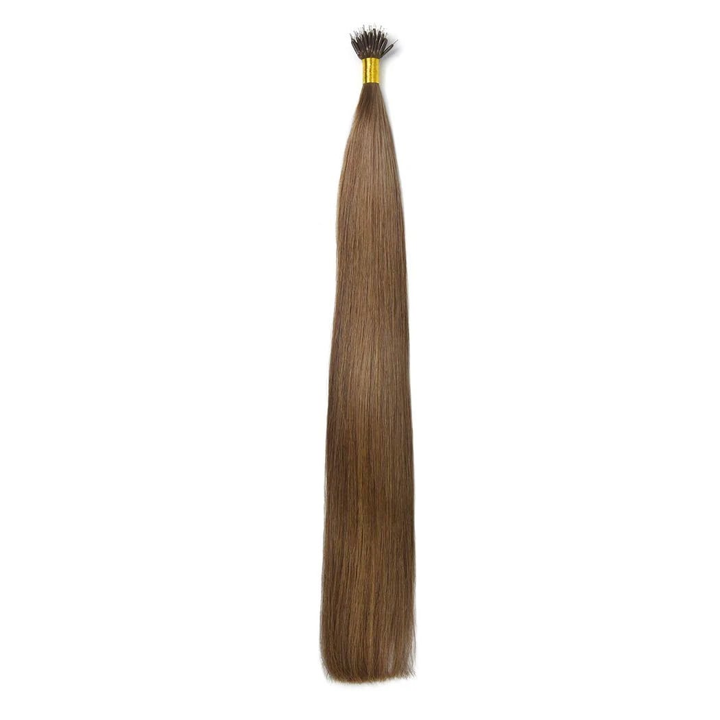Medium Ash Nano Ring Hair Extensions
