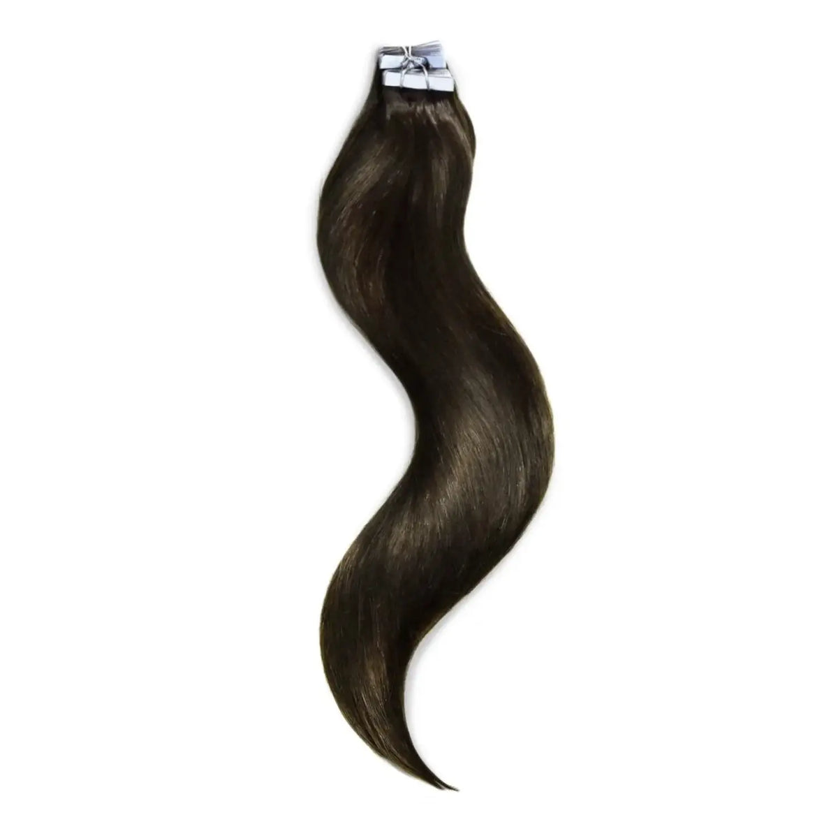 Dark Brown (#3) Tape In Hair Extensions