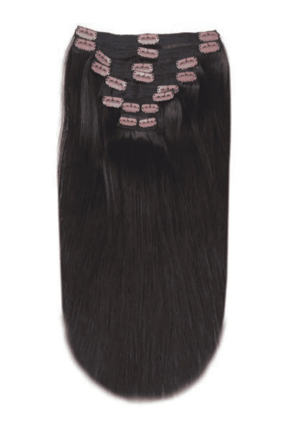 Darkest Full Head Clip Hair Extensions
