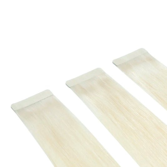 Remy Royale Double Drawn Tape Hair Extensions - Iceblonde
