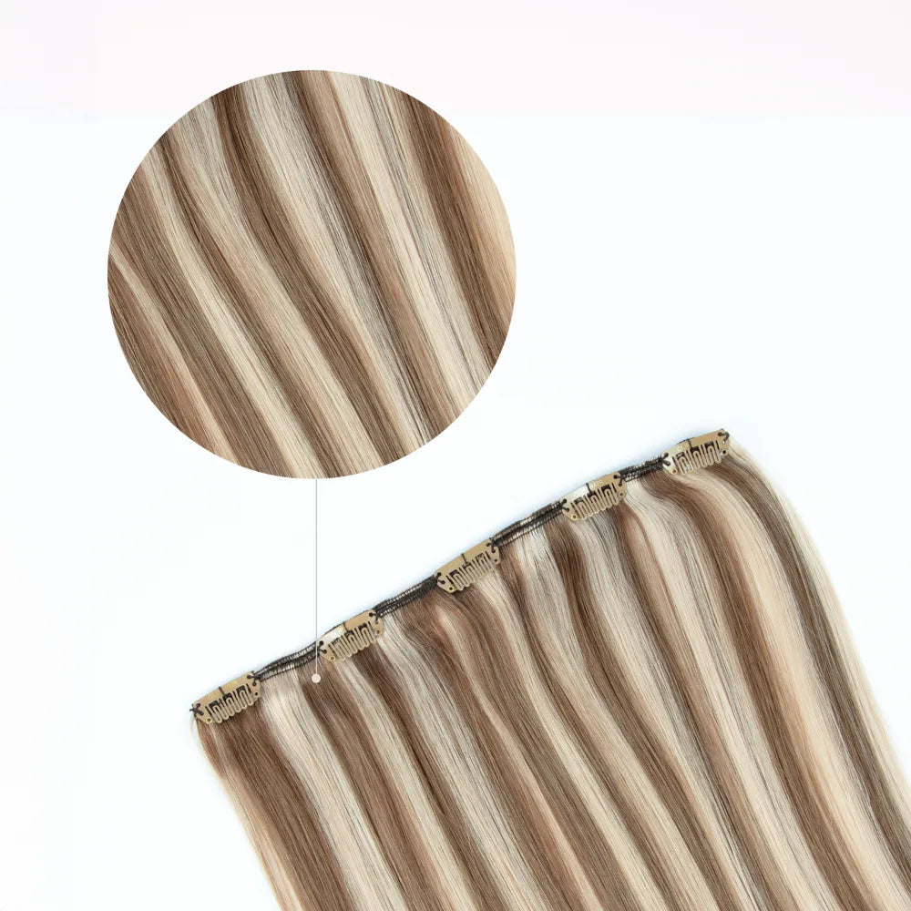 Iced Cappuccino One Piece Clip Hair Extensions