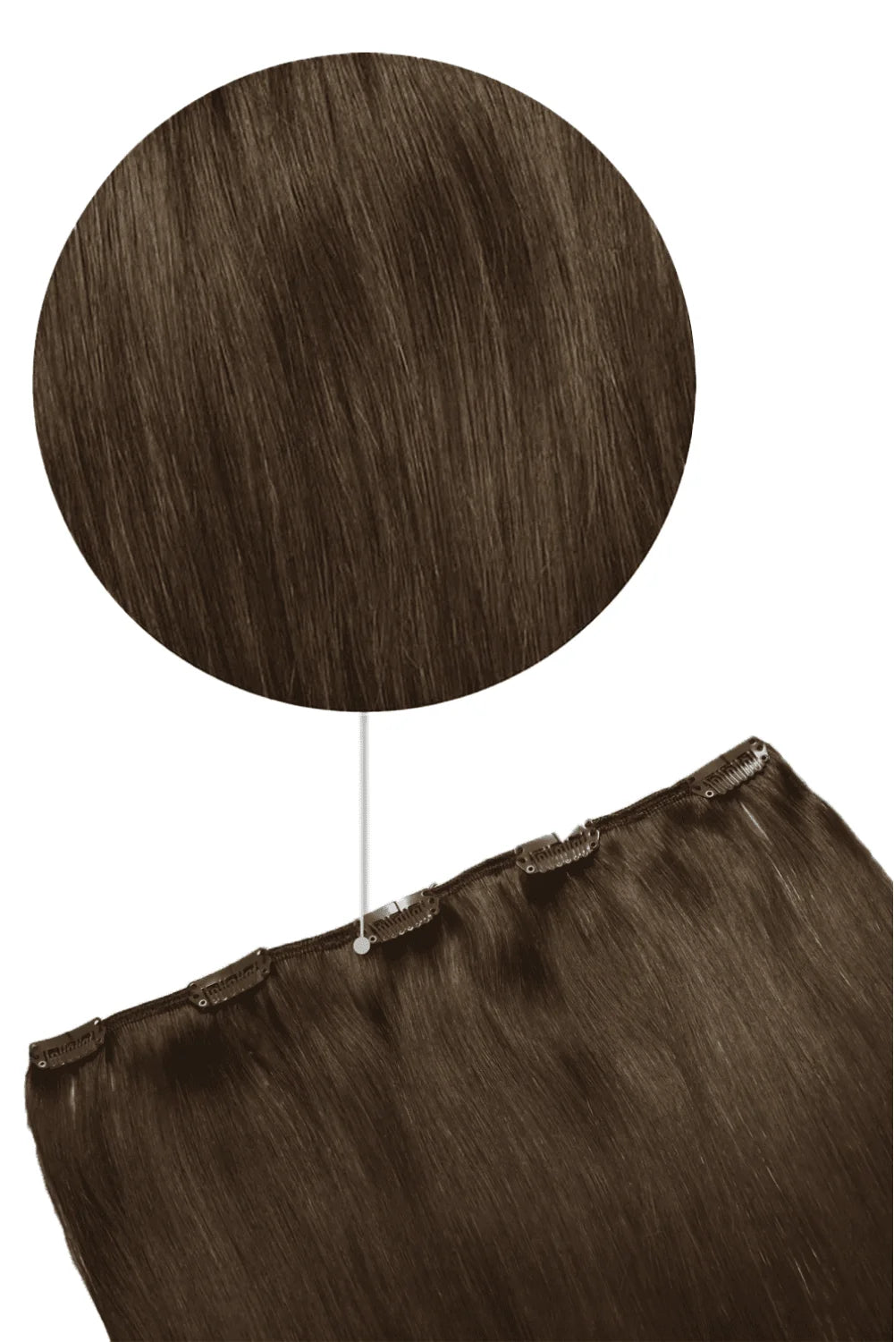 Medium One Piece Clip Hair Extensions