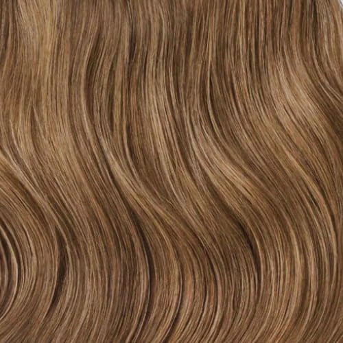 Remy Royale Double Drawn Tape Hair Extensions - Medium Ash Brown (#8)