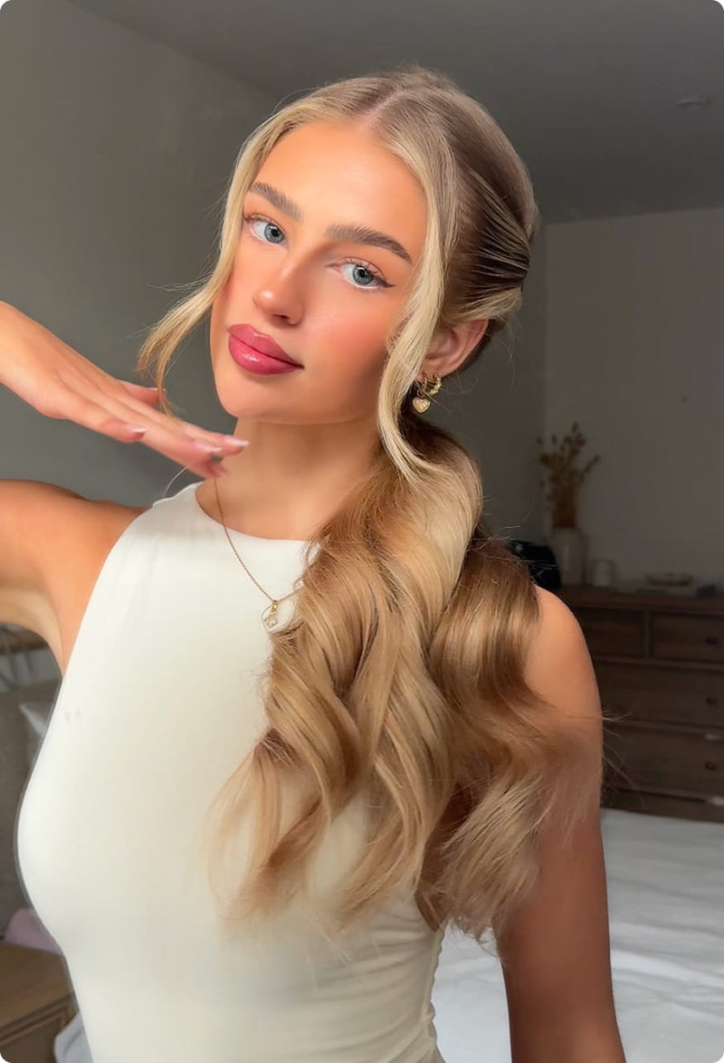 20” Biscuit Blondey Seamless Clip Ins