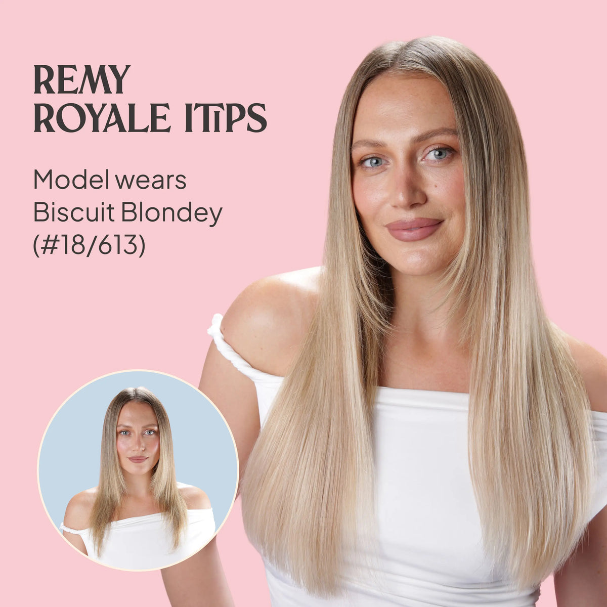 Iced Cappuccino (#14/22) Remy Royale I-Tips before and after