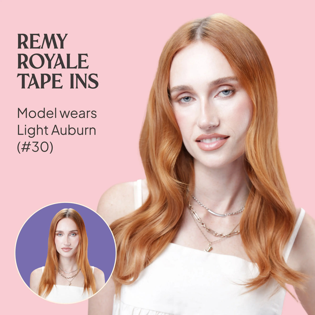 Remy Royale Double Drawn Tape Hair Extensions - Ash Bronde Balayage before and after