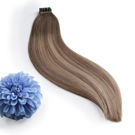 Soft Bronze Balayage Tape In Hair Extensions