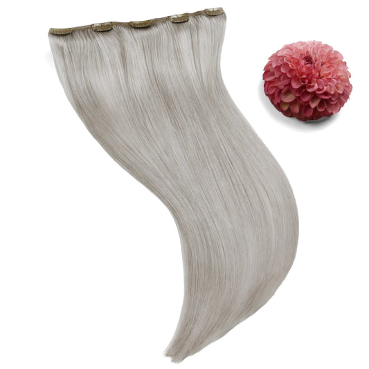 Silver/Grey (#SG) One Piece Clip In Hair Extensions (Top-Up)