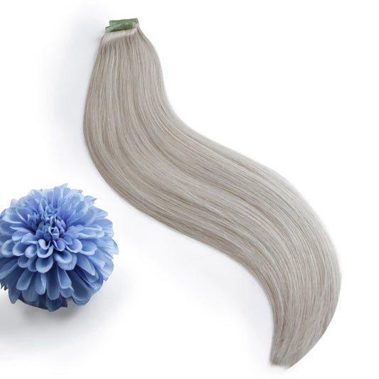 Silver Grey (#SG) Tape in Hair Extensions