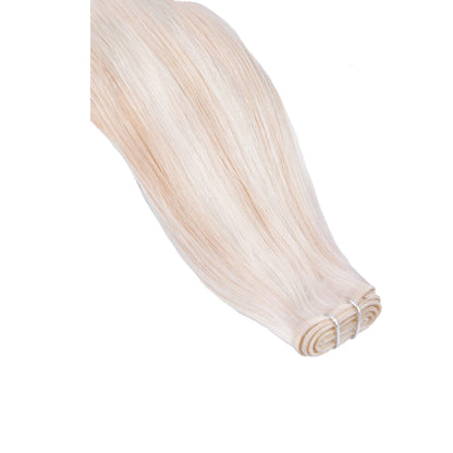 Arctic Blonde Remy Royale Flat Weft Hair Extensions