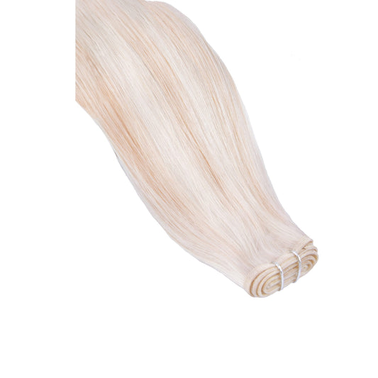 Arctic Blonde Remy Royale Flat Weft Hair Extensions