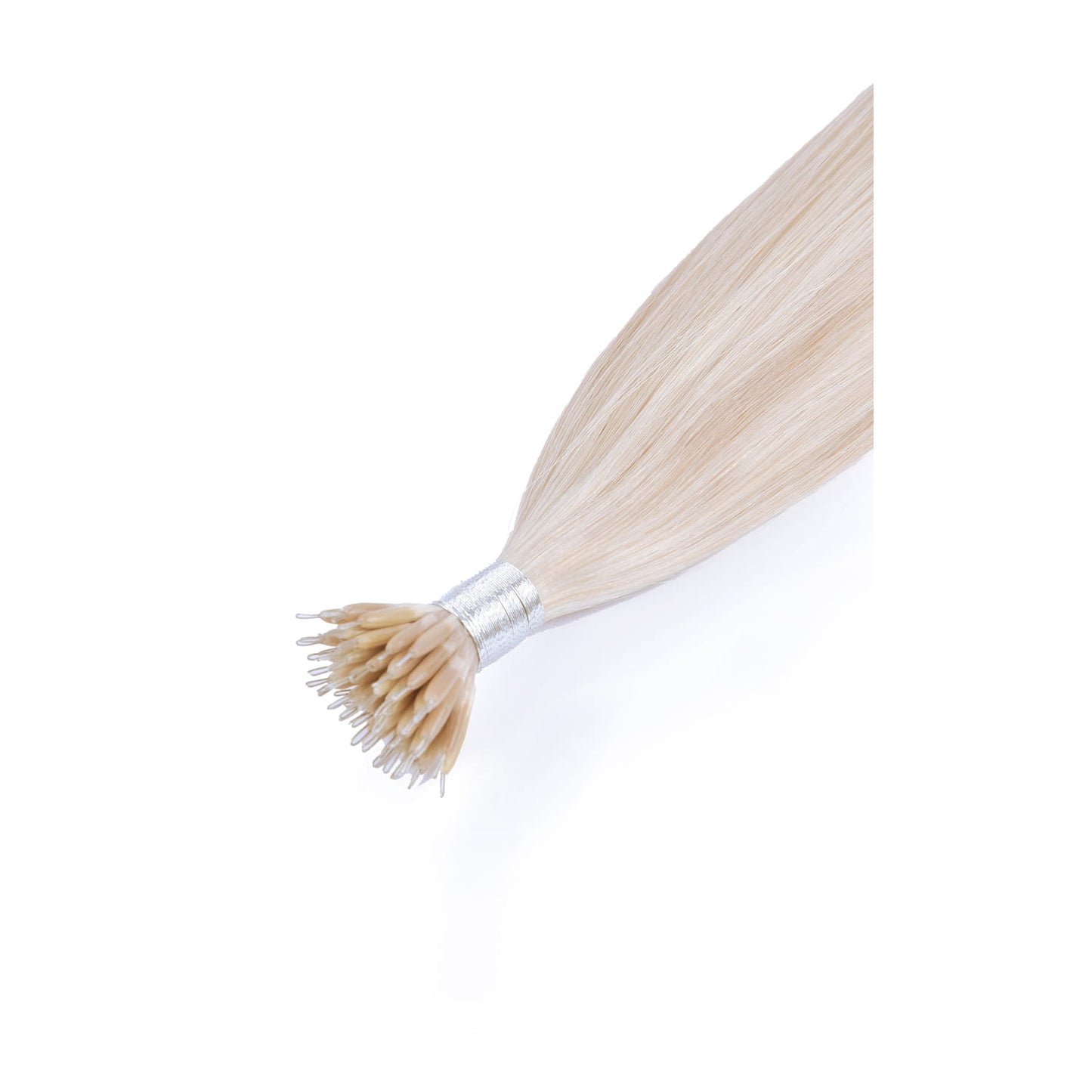 Arctic Blonde Nano Ring Hair Extensions