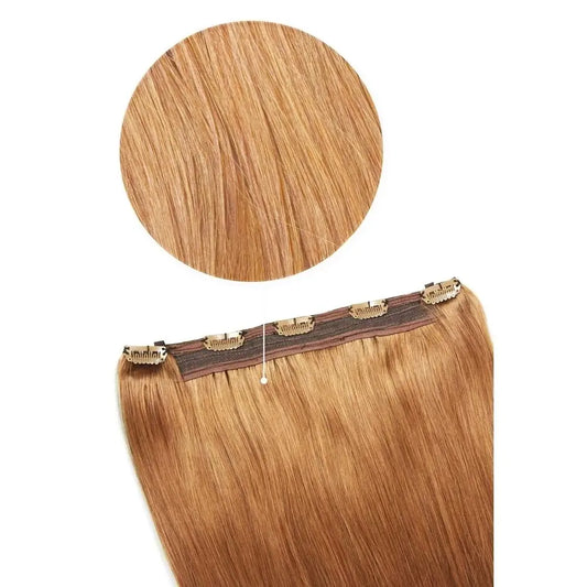 Autumn Spice (#30B) Quad Weft Clip In One Piece Hair Extensions