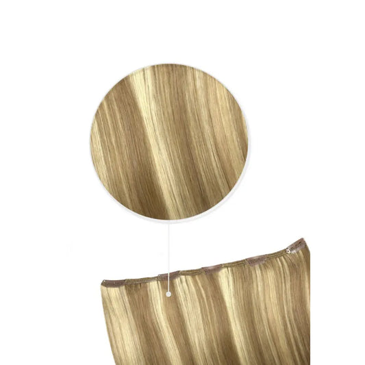 Biscuit Blondey Balayage One Piece Clip In Hair Extensions (Top-Up)