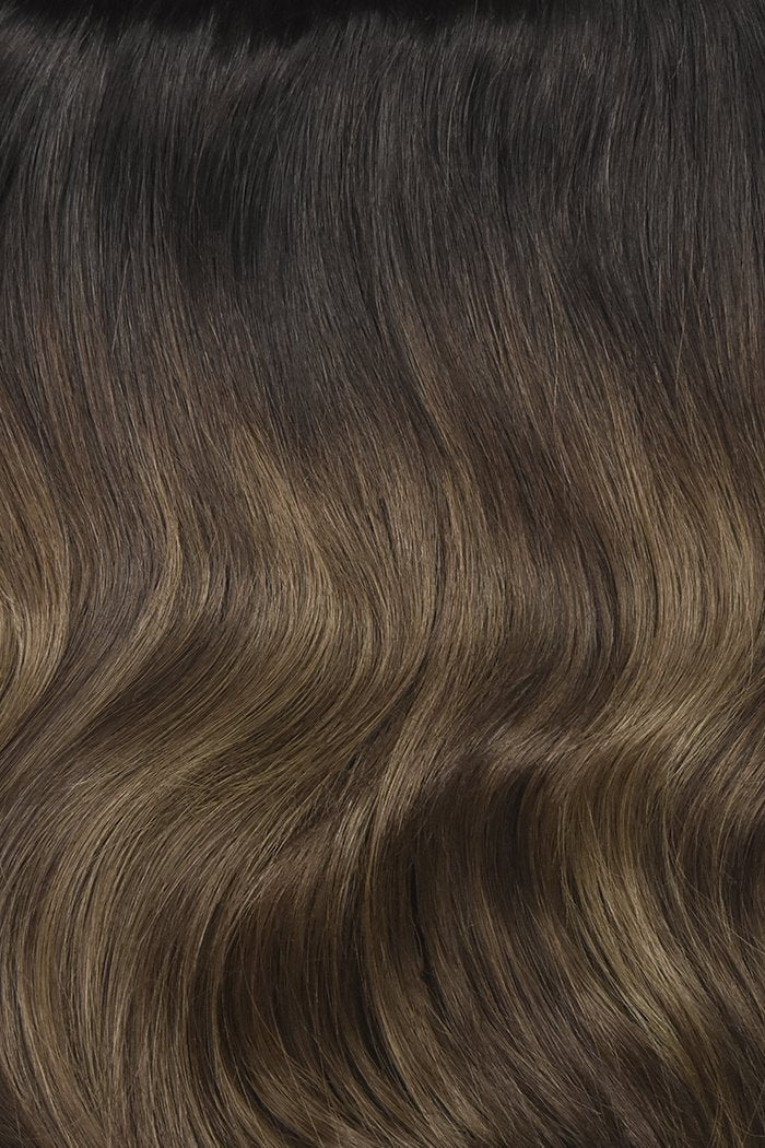 Espresso Melt Balayage Remy Royale Nano Bond Hair Extensions