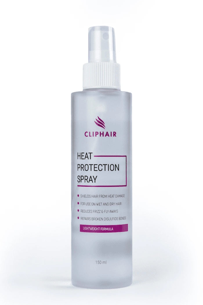 cliphair heat protection hairspray for hair extensions