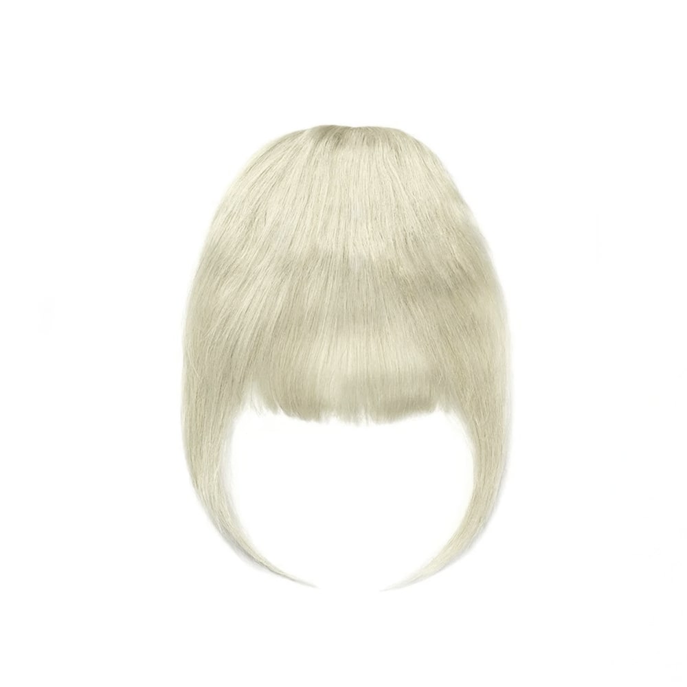 Ice Blonde Clip Fringe