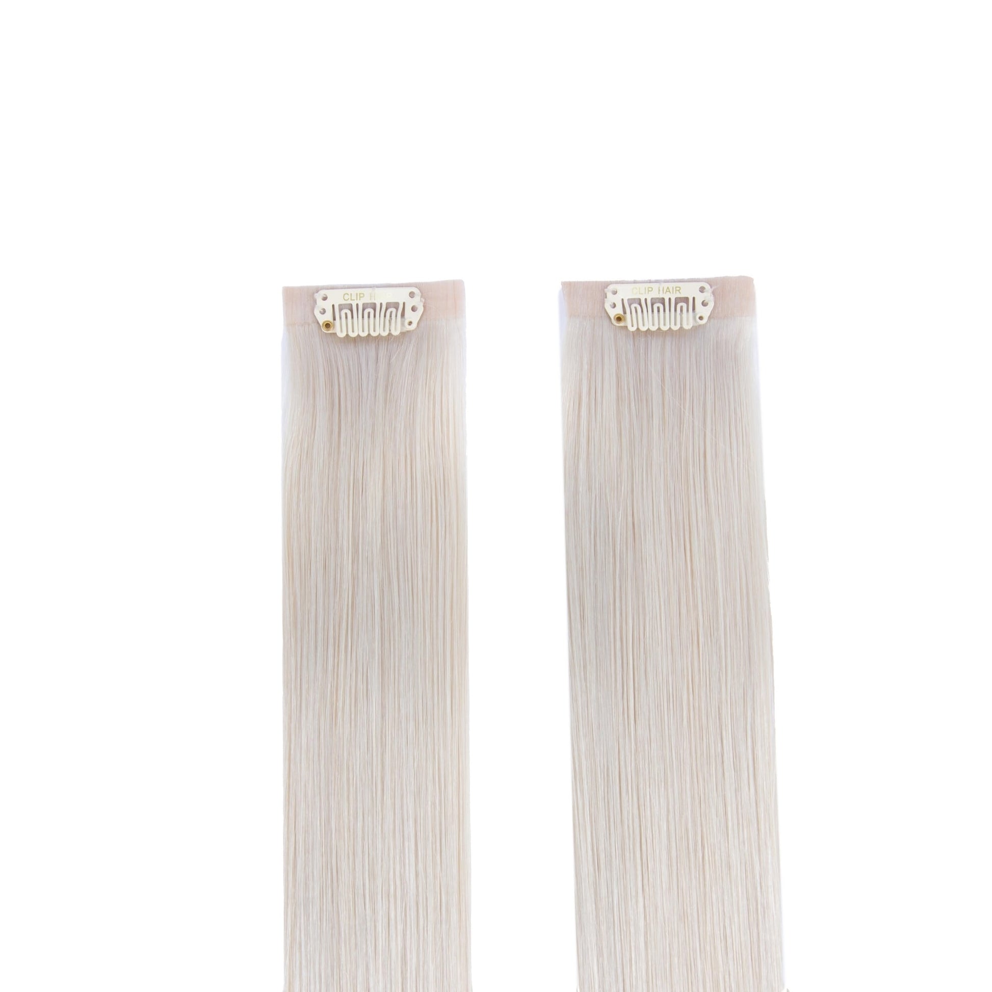 Ice Blonde Halo Hair Extensions Side Pieces