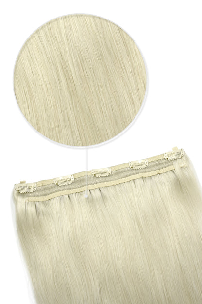ice blonde quad weft hair extension