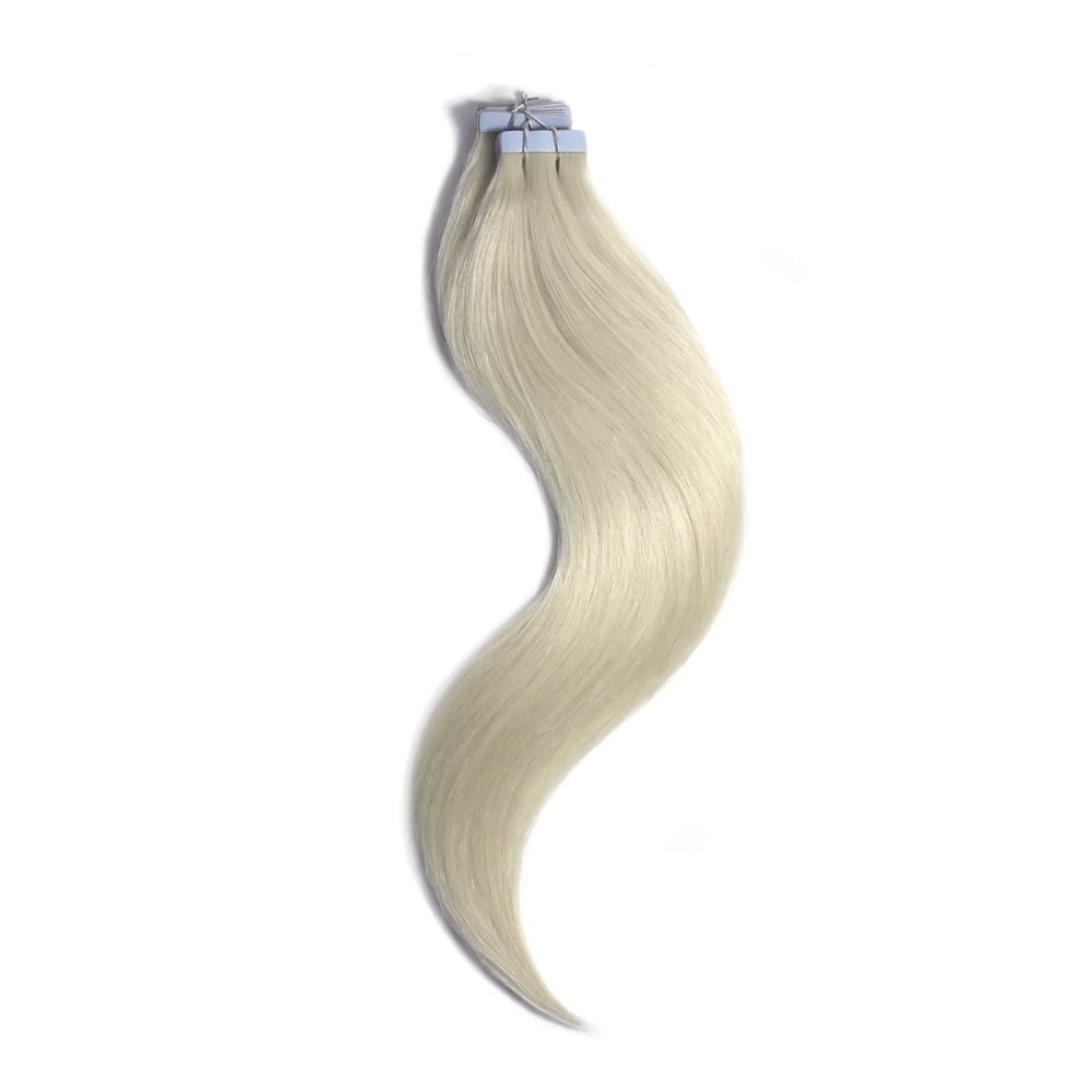 Ice Blonde Tape Hair Extensions