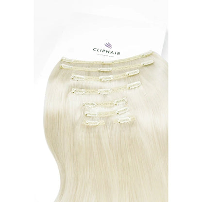 Ice Blonde Ultra-Volume Clip i fullt hodesett (240-300G)