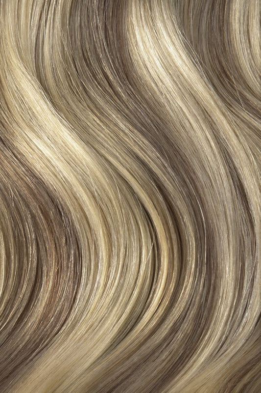 Iced Cappuccino (#14/22) Remy Royale Flat Tip Hair Extensions