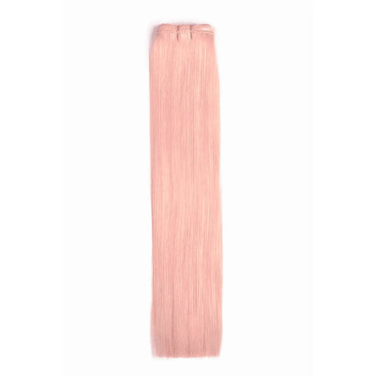 Pastel Pink Remy Royale Double Drawn Weave Extensions