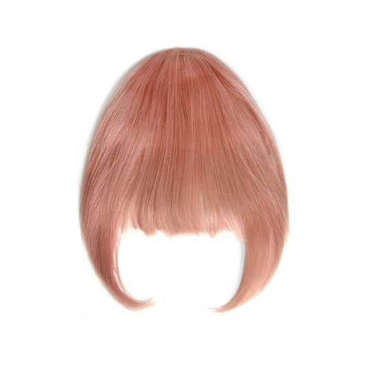Pink Clip In Fringe