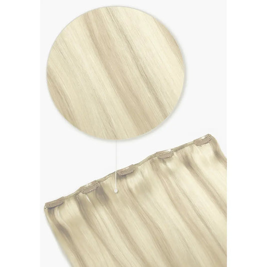 Platinum BlondeMe One Piece Clip In Hair Extensions (Top-Up)