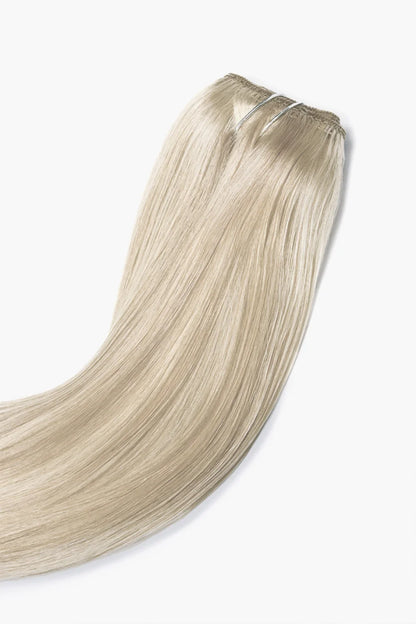 platinum blondeme quad weft hair extension cropped