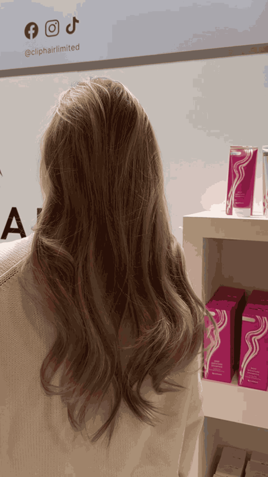 Load video: Remy Royale Tape-In Extensions Shade Iced Cappuccino