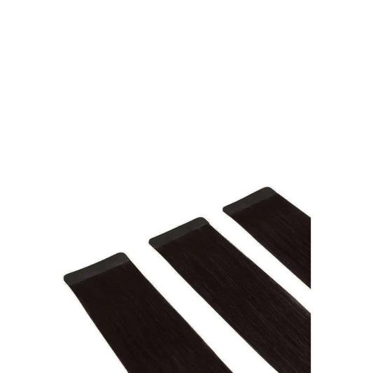 Remy Royale Double Drawn Tape Hair Extensions - Darkest Brown (#2)