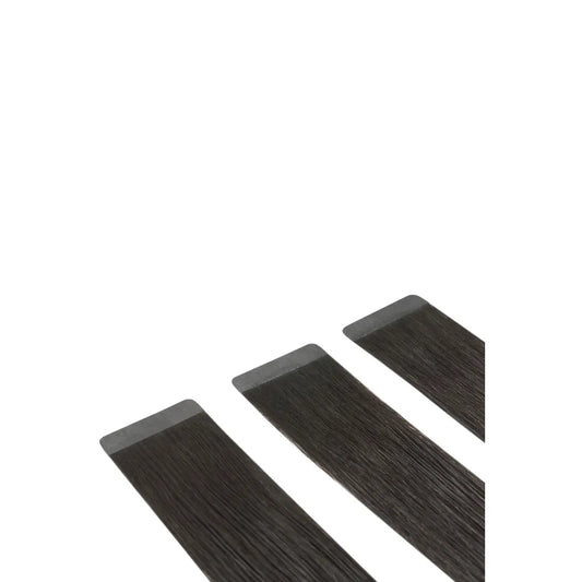 Remy Royale Double Drawn Tape Hair Extensions - Off/Natural Black (#1B)