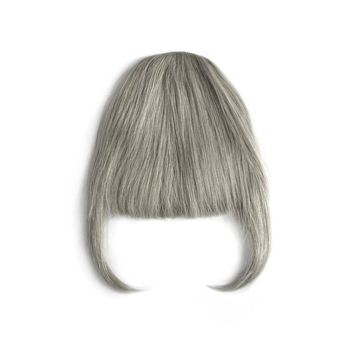 Silver/Grey Clip In Fringe