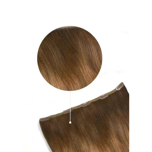 Soft Bronze Balayage One Piece Clip In Hair Extensions (Top-Up)