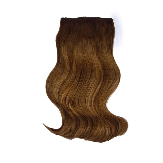 Toasted Chestnut Melt Double Wefted Full Head Clip In Hair Extensions