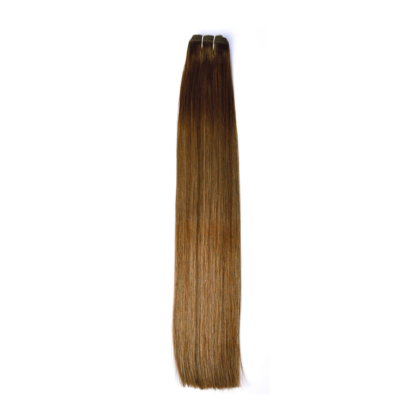 Toasted Chestnut Melt Remy Royale Hair Weft Hair Extensions: full extension