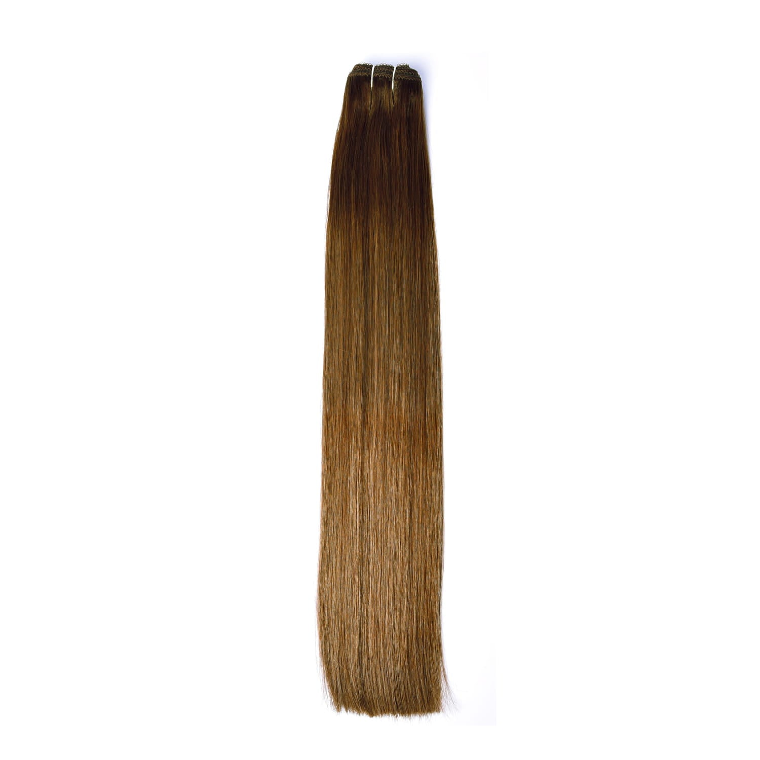 Toasted Chestnut Melt Remy Royale Hair Weft Hair Extensions: full extension